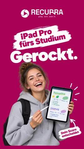 Anzeige: iPad Pro fürs Studium – Gerockt. Dein Score entscheidet.